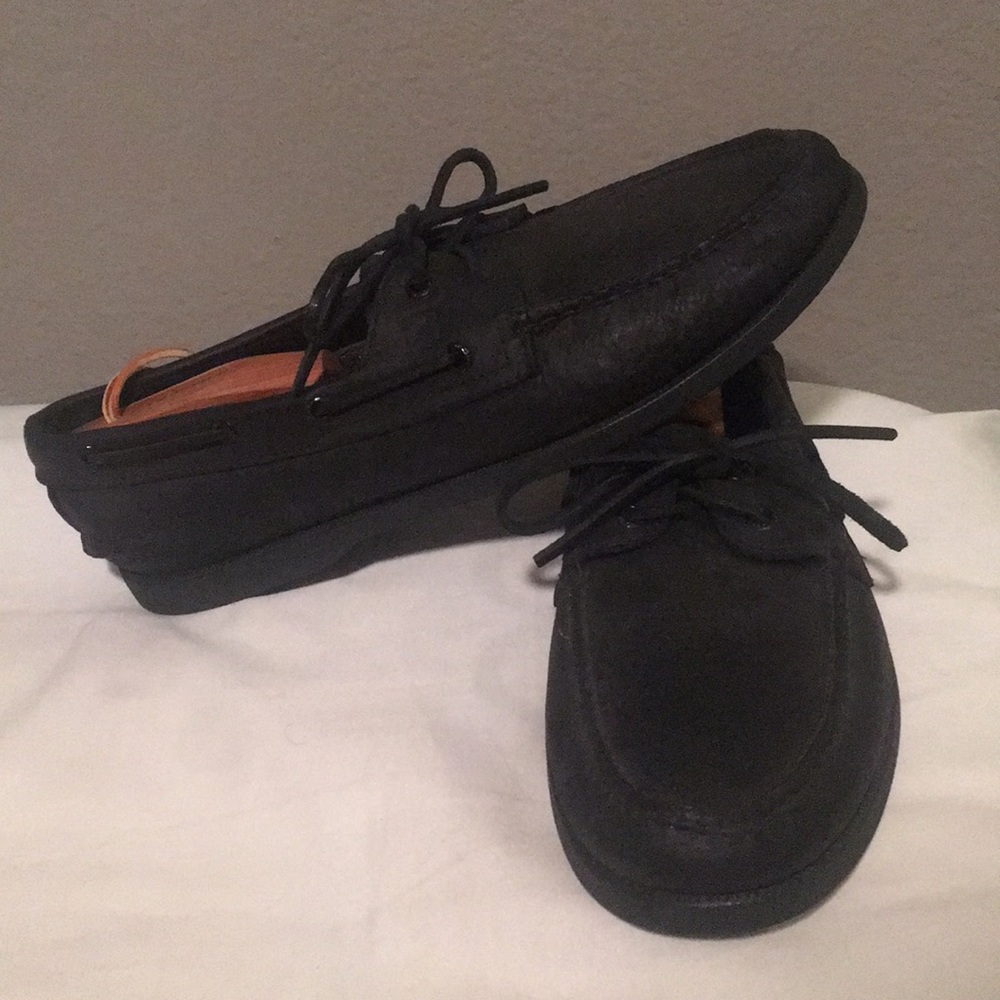 Sperry top siders black
